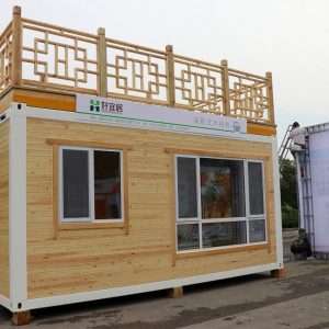 30ft Glamni Z foldable container house ensures stable structure in windy terrains
