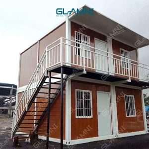 High Load Capacity 20FT Prefabricated Rock Wool Glamni Detachable Container House
