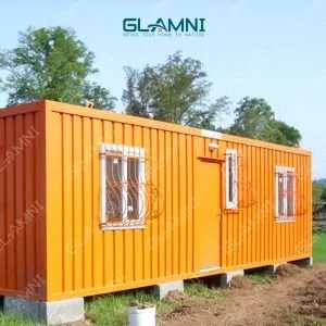 Fireproof Insulated 30FT Glamni Detachable Container House Assembled With Bolts