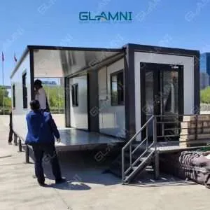 30ft Luxury prefab folding house easy installation portable living solution